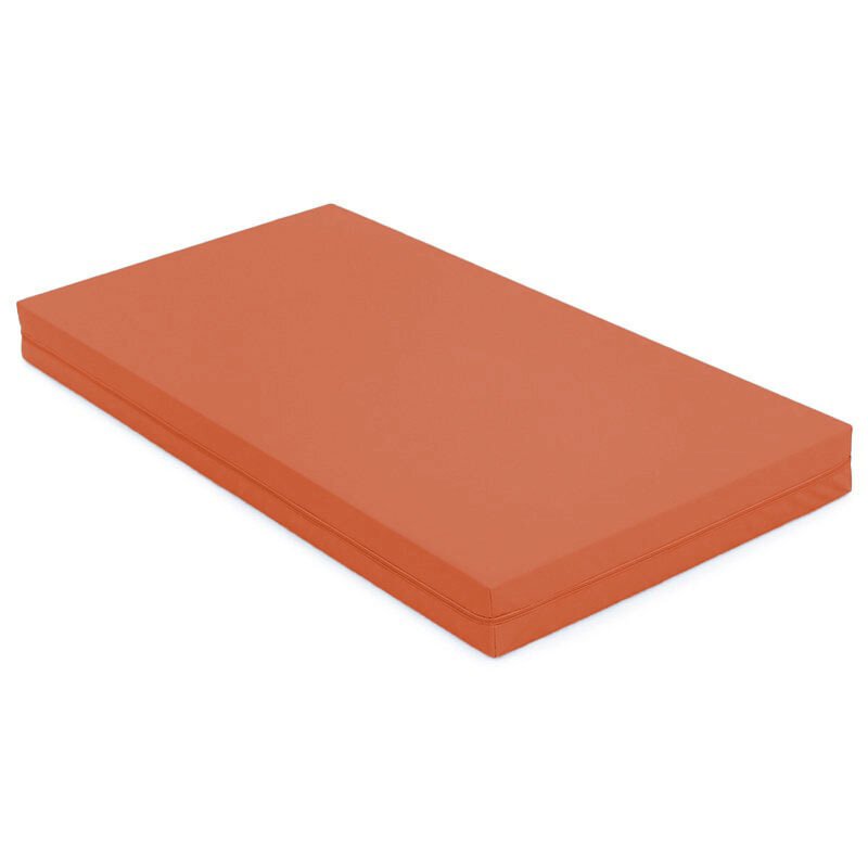 Matelas confort en pvc 60x120x10 cm orange