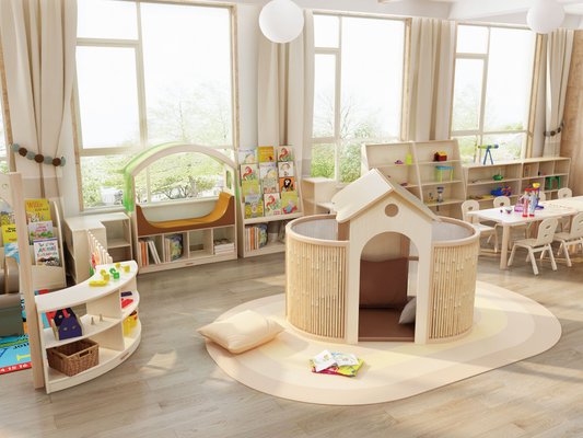 Mobilier - Cabane enfant - Maison de jeu d'intérieur en bois
