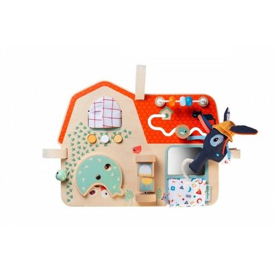 Jouets - Jouets Multi-Activités - Panneau d'activités bois la ferme