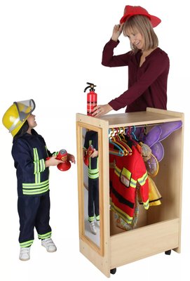 Mobilier - Accessoires pour meuble de rangement - Petit chariot d'habillage avec miroirs