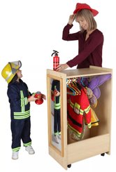 Mobilier - Accessoires pour meuble de rangement - Petit chariot d'habillage avec miroirs