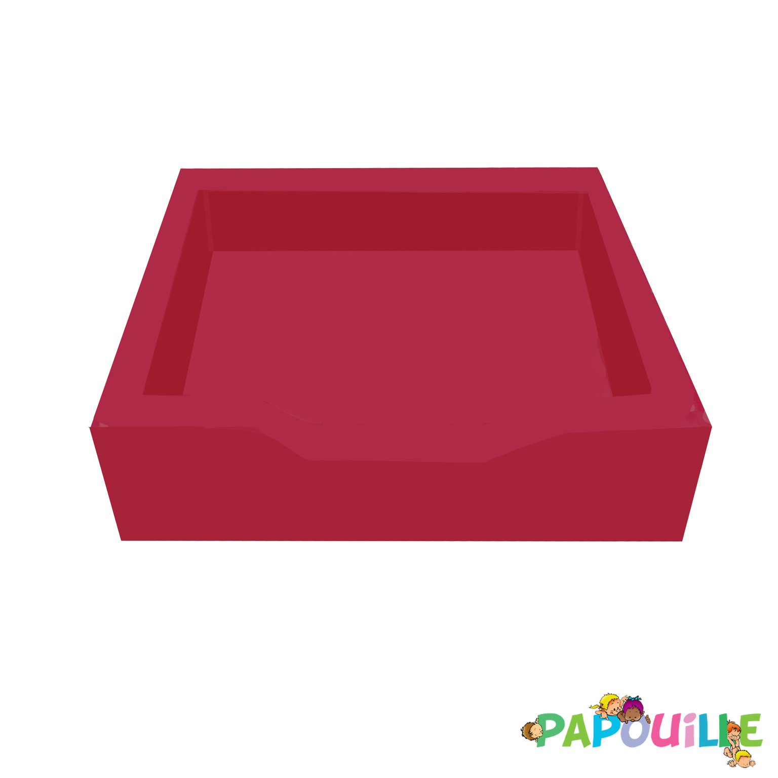 Bac en mousse pvc pour piscine a balle rouge