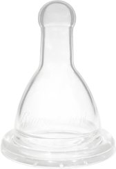 Repas - Biberons Classic et Large - Biberon en verre regul'Air 110 ml - tétine NN silicone - Turquoise