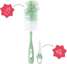 Repas - Accessoires pour Biberons - Goupillon 2-en-1 - biberons et tétines