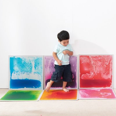 Motricité - Eveil Sensoriels et Tactiles - Carreaux sensoriels - Pack 4 pièces 
