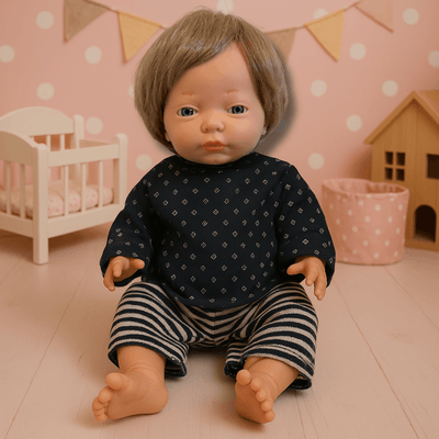 Jouets - Poupons, Peluches et Accessoires - Poupée fille habillé - 40 cm