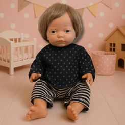 Jouets - Poupons, Peluches et Accessoires - Poupée fille habillé - 40 cm
