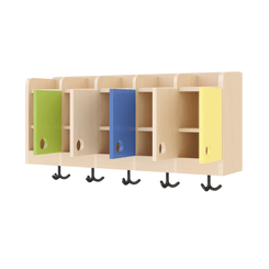 Mobilier - Banc vestiaire & Porte Manteaux - Casiers de rangement 5 places mural - MALA