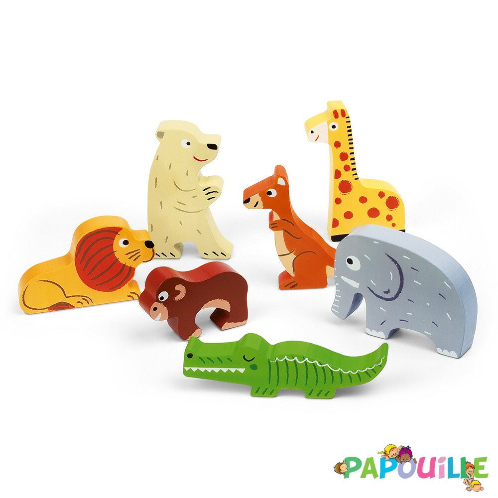 Puzzle 3d le zoo ( pour les enfants de 18 mois et plus ) Janod