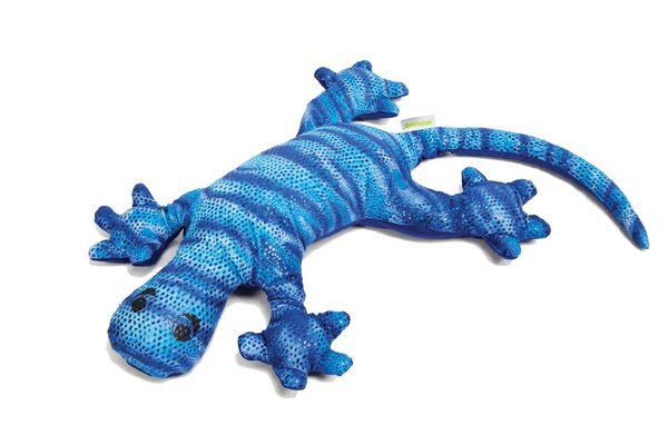 Couchage - Mobile de Lit Bébé et Veilleuse - Coussin en forme de lézard bleu
