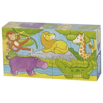 Jeux - Jeux Éducatifs et Puzzle - Puzzle de cube savane et banquise