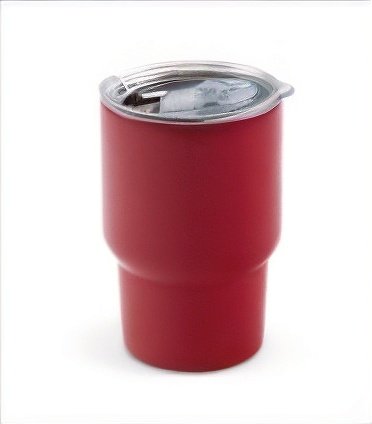 Gobelet avec couvercle - 27 cl - Rouge