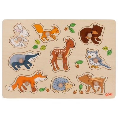 Jeux - Jeux Éducatifs et Puzzle - Puzzle à encastrer - Animaux de la forêt