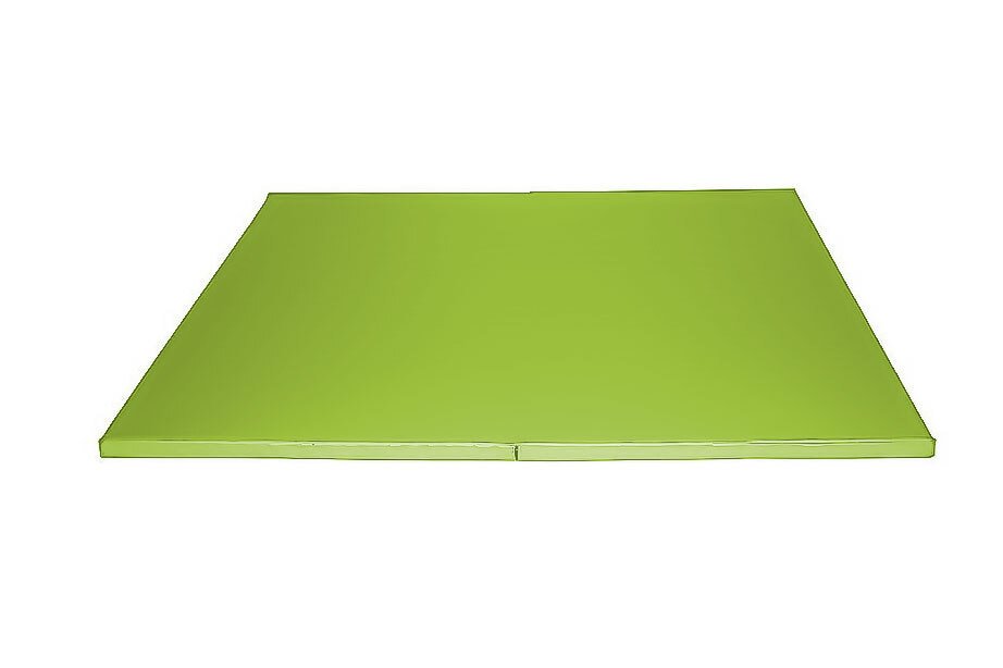 Tapis aire d'évolution pliant en mousse pvc 200 x 200 x 4cm pistache