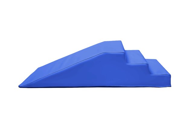 Motricité - Module de Motricité Bébé - Module petit escalier toboggan en mousse pvc h.23 bleu roi