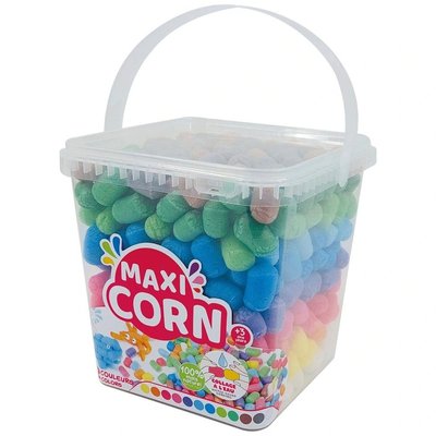 Jeux - Loisirs Créatifs  - Maxicorn - Seau 380 Flocons de Maïs - 100 % naturel