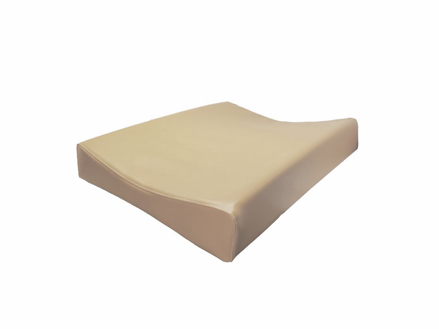 Matelas à langer incurvé galbé 50 x 70 cm en mousse pvc taupe