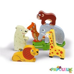 Jeux - Jeux Éducatifs et Puzzle - Puzzle 3d le zoo ( pour les enfants de 18 mois et plus )