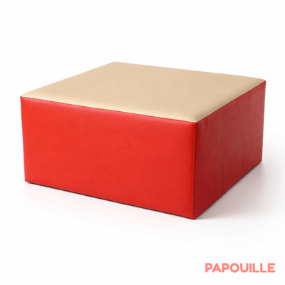 Mobilier - Meuble en mousse et Pouf - Pouf table carré en mousse imperméable assise 30 cm