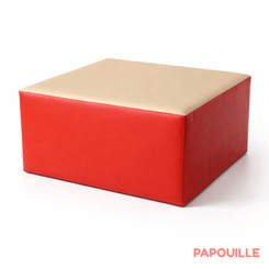 Mobilier - Meuble en mousse et Pouf - Pouf table carré en mousse imperméable assise 30 cm