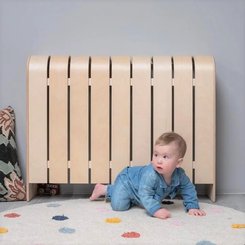 Médical et Prévention - Protection sur Mesure - Cache radiateur en bois 