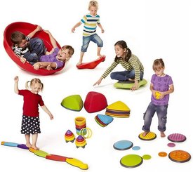 Jeux - Bascules et Équilibre - Kit de motricité enfant 10 pièces