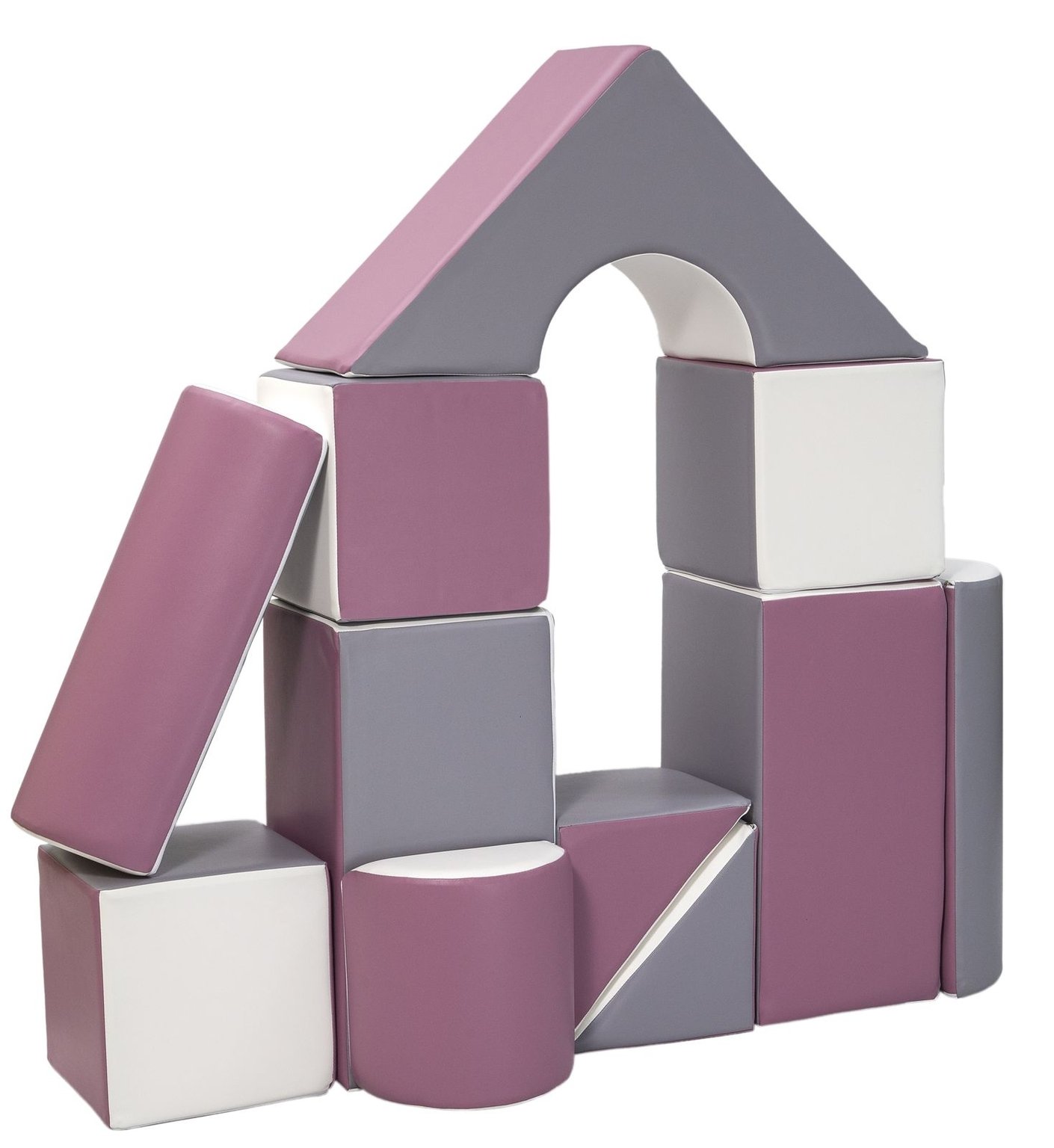 Set de 11 blocs en mousse pour structure de motricité complète violet