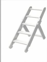 Change - Meuble à Langer crèche - Escalier pliable en bois pour plan de change enfant
