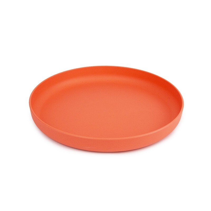 Assiette plate en pla diam. 17,8 orange