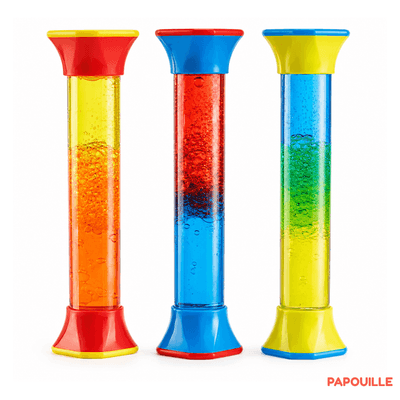 Motricité - Eveil Sensoriels et Tactiles - Tubes sensoriels - Lot de 3