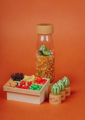 Motricité - Eveil Sensoriels et Tactiles - Bouteille sensorielle - Fruits