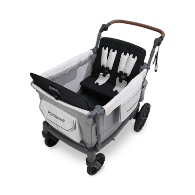 Puériculture - Poussette - Poussette wagon 4 places L4  - 6 mois - Gris