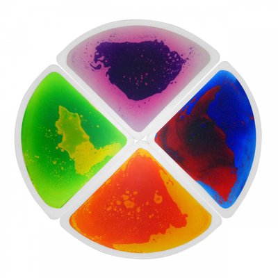 Motricité - Eveil Sensoriels et Tactiles - DE // Cercle de puzzle de sol sensoriel liquide
