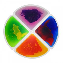 Motricité - Eveil Sensoriels et Tactiles - DE // Cercle de puzzle de sol sensoriel liquide