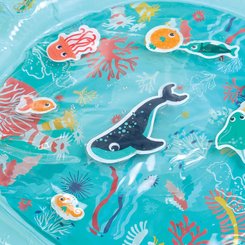 Jouets - Tapis et Jeux d'Éveil, Portiques d'Activité - Tapis d'eveil aquatique Bleu