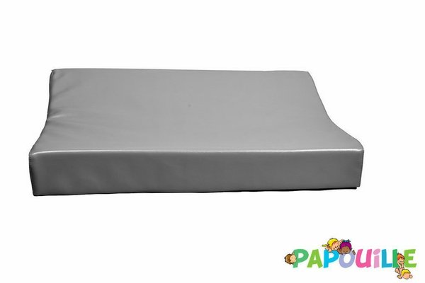 Change - Matelas à Langer - Matelas à langer incurvé galbé 50 x 70 cm en mousse pvc gris