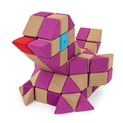 Motricité - Jeux de Motricité Libre - Cubes de constructions magnétiques de psychomotricité tissu 100 pièces noir