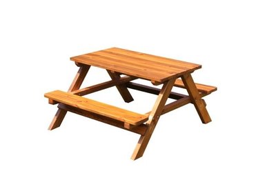Mobilier - Meuble de rangement scolaire - Table de pique-nique extérieur bois enfant