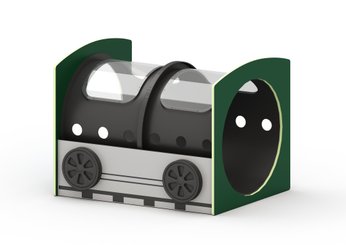 Mobilier - Aire de jeux et structure extérieure - Tunnel à ramper - Wagon