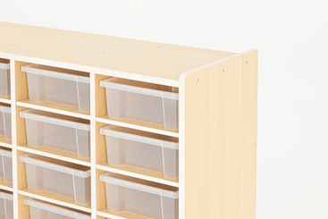 Mobilier - Meuble de rangement scolaire - Meuble de rangement avec 24 bacs - Élo