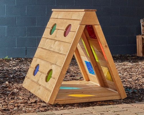 Mobilier - Aire de jeux et structure extérieure - Tunnel à ramper - triangle