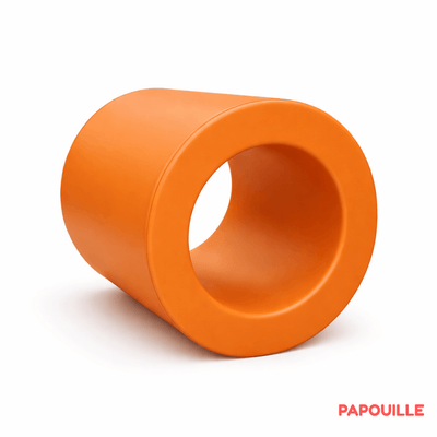 Motricité - Module de Motricité Bébé - Module tunnel le tube en mousse abricot