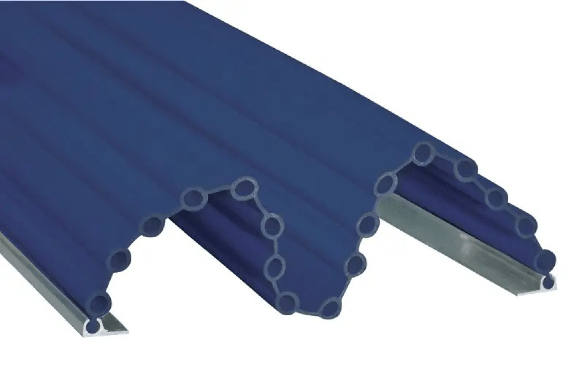 Anti pince-doigts Garomin 17 soufflets 2050 mm - Bleu foncé