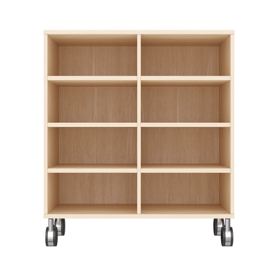 Mobilier - Meuble de rangement scolaire - Meuble de rangement 8 casiers à roulettes 79 x 80 cm - Lili