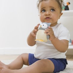 Jouets - Poupons, Peluches et Accessoires - Hochet le petit hibou