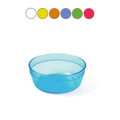 Repas - Bols Enfants - Coupelle Copolyester 35 Cl Transparent Bleu