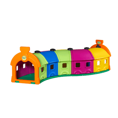 Mobilier - Aire de jeux et structure extérieure - Grand tunnel de jeu Rocky 5 Wagons 