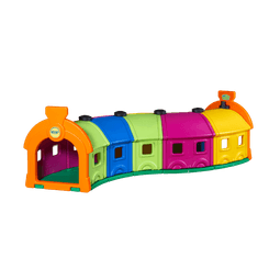 Mobilier - Aire de jeux et structure extérieure - Grand tunnel de jeu Rocky 5 Wagons 