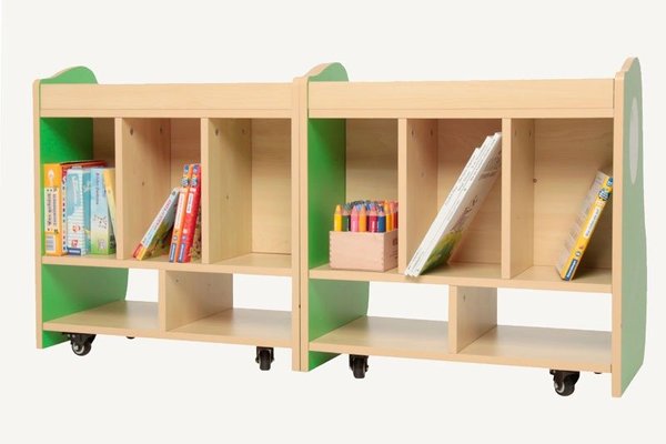 Mobilier - Accessoires pour meuble de rangement - Rangement de livres mobiles et pliables