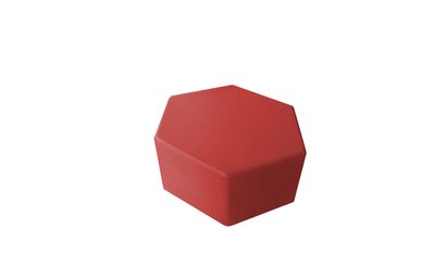 Mobilier - Meuble en mousse et Pouf - Pouf octogone en mousse pvc h.25cm fuchsia rouge